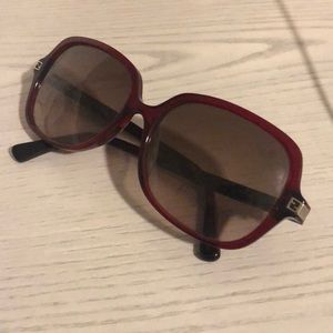 Red Fendi Sunglasses